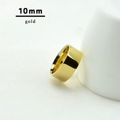 Inele din oțel inoxidabil cu lățime de 4 mm, 6 mm și 8 mm, lustruite înaltă, 2022, modă nouă, clasică și generoasă, pentru bărbați și femei, inele bijuterii Gi