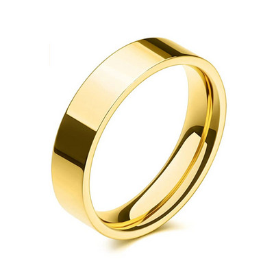 Inele din oțel inoxidabil cu lățime de 4 mm, 6 mm și 8 mm, lustruite înaltă, 2022, modă nouă, clasică și generoasă, pentru bărbați și femei, inele bijuterii Gi