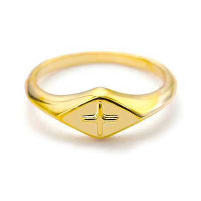 Inele cu legături cubaneze de epocă pentru femei, din oțel inoxidabil, pentru bărbați, cu coroană cu flori cu stele, inel geometric cu deget, bijuterii gotice Bijoux Femme