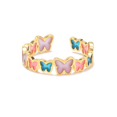 Inele cu legături cubaneze de epocă pentru femei, din oțel inoxidabil, pentru bărbați, cu coroană cu flori cu stele, inel geometric cu deget, bijuterii gotice Bijoux Femme
