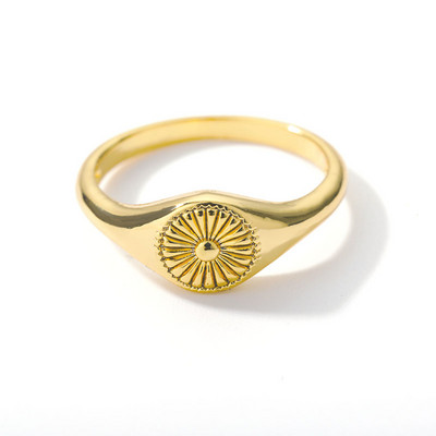 Inele cu legături cubaneze de epocă pentru femei, din oțel inoxidabil, pentru bărbați, cu coroană cu flori cu stele, inel geometric cu deget, bijuterii gotice Bijoux Femme