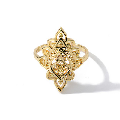 Inele cu legături cubaneze de epocă pentru femei, din oțel inoxidabil, pentru bărbați, cu coroană cu flori cu stele, inel geometric cu deget, bijuterii gotice Bijoux Femme