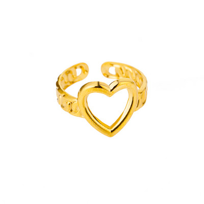Inele cu legături cubaneze de epocă pentru femei, din oțel inoxidabil, pentru bărbați, cu coroană cu flori cu stele, inel geometric cu deget, bijuterii gotice Bijoux Femme