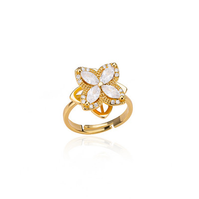 Inele cu legături cubaneze de epocă pentru femei, din oțel inoxidabil, pentru bărbați, cu coroană cu flori cu stele, inel geometric cu deget, bijuterii gotice Bijoux Femme