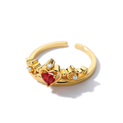 Inele cu legături cubaneze de epocă pentru femei, din oțel inoxidabil, pentru bărbați, cu coroană cu flori cu stele, inel geometric cu deget, bijuterii gotice Bijoux Femme