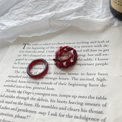 3db/szett akril gyűrűszett világos színű rendszer gyanta gyöngyös elasztikus gyűrűk menyasszonyi eljegyzési női ujjékszerek 2022 új