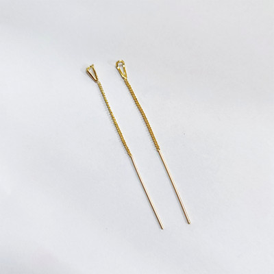 Stil simplu, cutie, lanț, ciucuri, cercei cu picătură pentru femei, cercei lungi, accesorii pentru piercing, mini bijuterii la modă pentru urechi