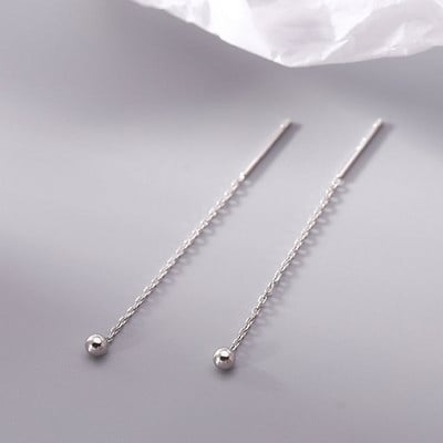 Stil simplu, cutie, lanț, ciucuri, cercei cu picătură pentru femei, cercei lungi, accesorii pentru piercing, mini bijuterii la modă pentru urechi