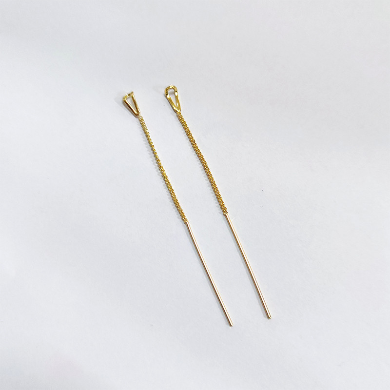 Stil simplu, cutie, lanț, ciucuri, cercei cu picătură pentru femei, cercei lungi, accesorii pentru piercing, mini bijuterii la modă pentru urechi
