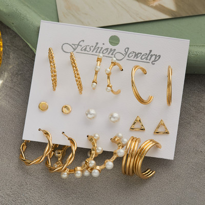 Koreai divatos pillangós fülbevaló szett nőknek akrilgyanta csillag szív kerek karika fülbevaló gyöngy Brincos ékszer ajándék