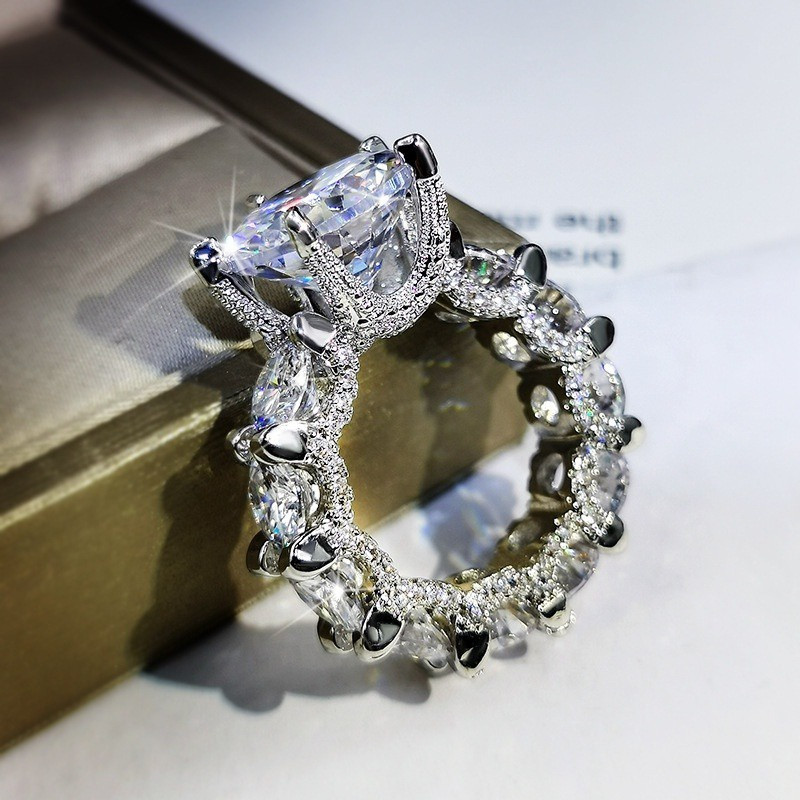 Accesorii pentru inele cu zircon din cristal pentru femei Accesorii pentru inele preferate Accesorii pentru bijuterii Bijuterii la modă pentru femei Inel estetic