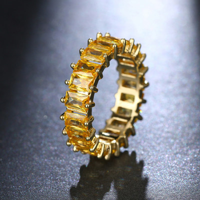 Inele de nunta cu zircon cu farmec multicolor de moda pentru femei, inel rotund de piatra patrata pentru petrecere, bijuterii Bague Femme