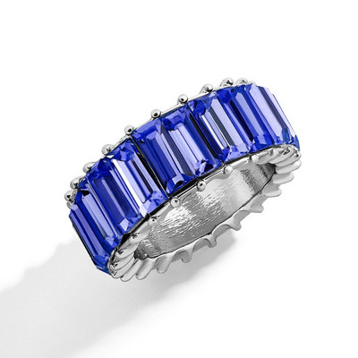 Inele de nunta cu zircon cu farmec multicolor de moda pentru femei, inel rotund de piatra patrata pentru petrecere, bijuterii Bague Femme