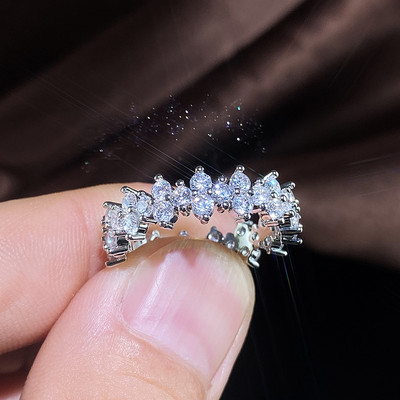 Inele de nunta cu zircon cu farmec multicolor de moda pentru femei, inel rotund de piatra patrata pentru petrecere, bijuterii Bague Femme
