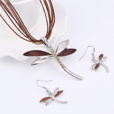 MINHIN Summer Style zománcozott medál ékszer szettek Lucite Design Multi Colors Geometry Choker nyaklánc fülbevaló szett