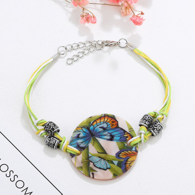 ZOSHI divat ékszer készlet bőr lánc zománc kagyló nyaklánc fülbevaló karkötő ékszer szettek nyári menyasszonyi ékszer készletek