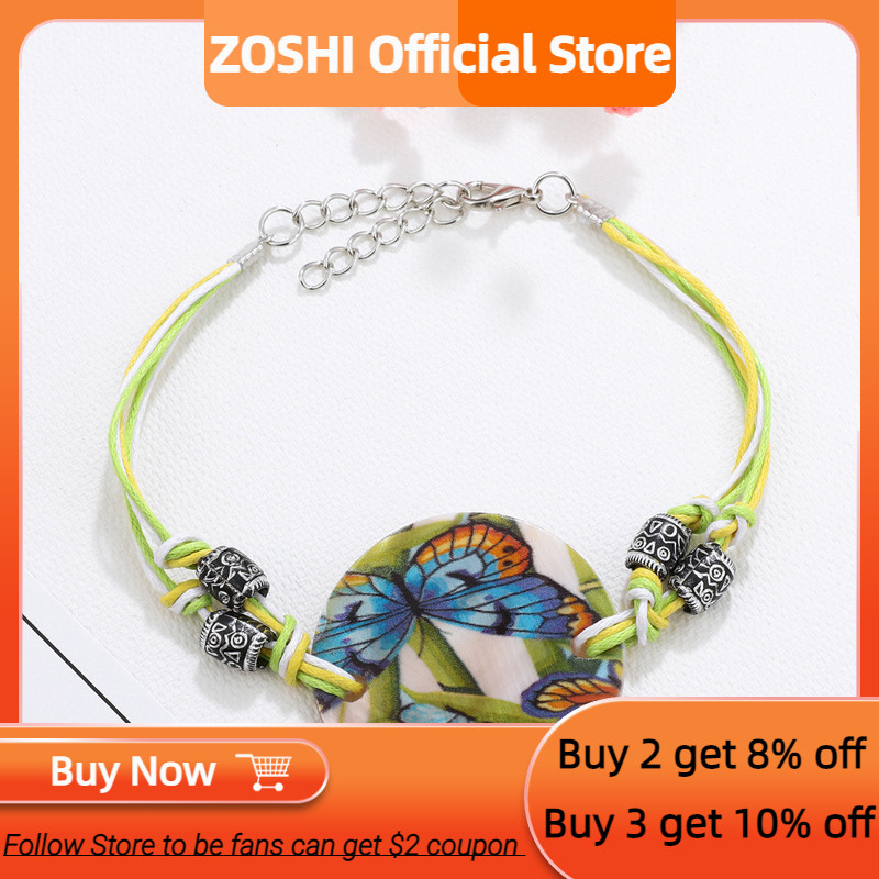 ZOSHI divat ékszer készlet bőr lánc zománc kagyló nyaklánc fülbevaló karkötő ékszer szettek nyári menyasszonyi ékszer készletek