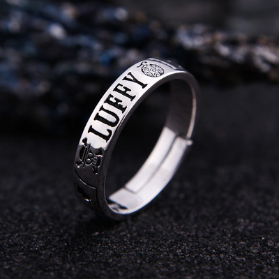 Anime Trafalgar D Inele Legea apei Cosplay pălărie de paie inel de design reglabil unisex bijuterii accesorii accesorii cadou