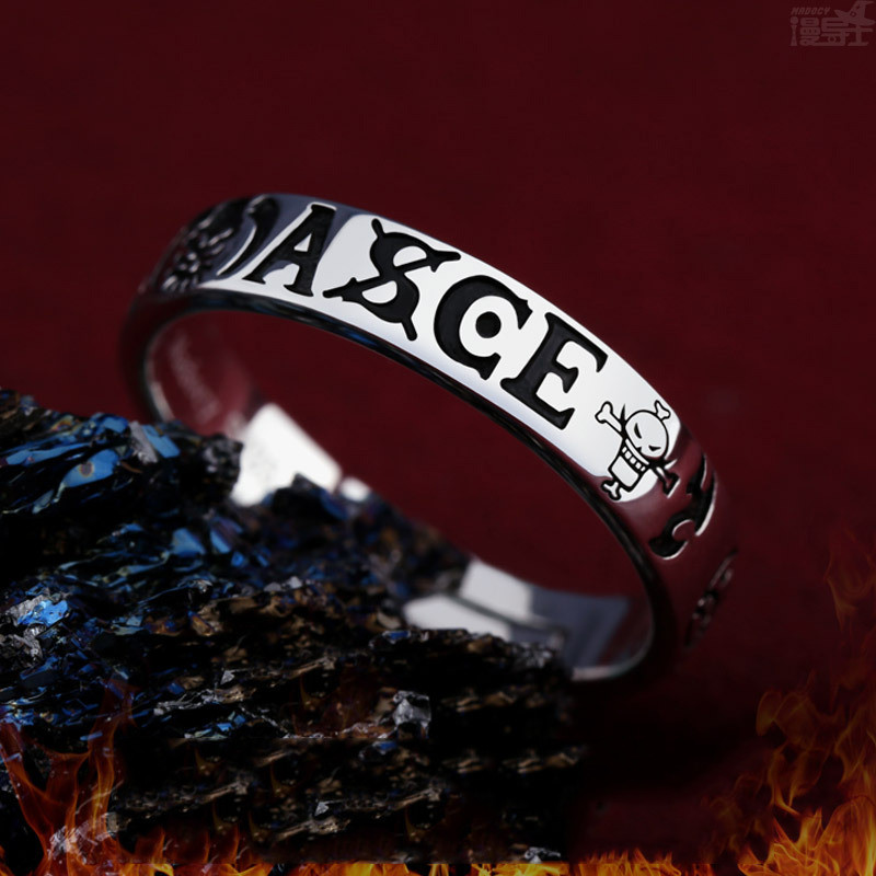 Anime Trafalgar D Inele Legea apei Cosplay pălărie de paie inel de design reglabil unisex bijuterii accesorii accesorii cadou