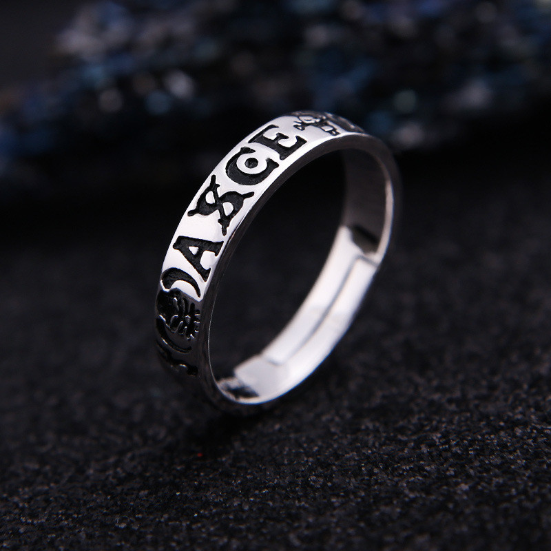 Anime Trafalgar D Inele Legea apei Cosplay pălărie de paie inel de design reglabil unisex bijuterii accesorii accesorii cadou