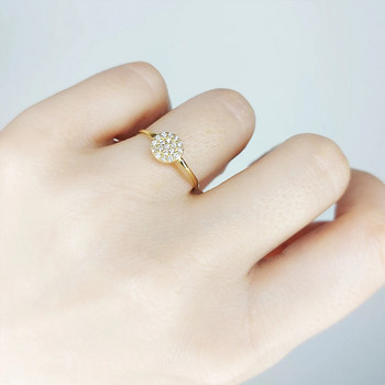 eManco Κλασικά δαχτυλίδια από ανοξείδωτο ατσάλι Ζευγάρι σε χρυσό χρώμα για γυναίκες και άνδρες Κοσμήματα σε στυλ γάμου