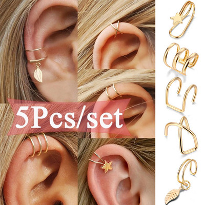 SIPENGJEL Cercei cu clip C cu zircon delicat pentru femei, fără piercing, cercei de cartilaj fals pentru ureche de femeie, cadou de bijuterii de modă