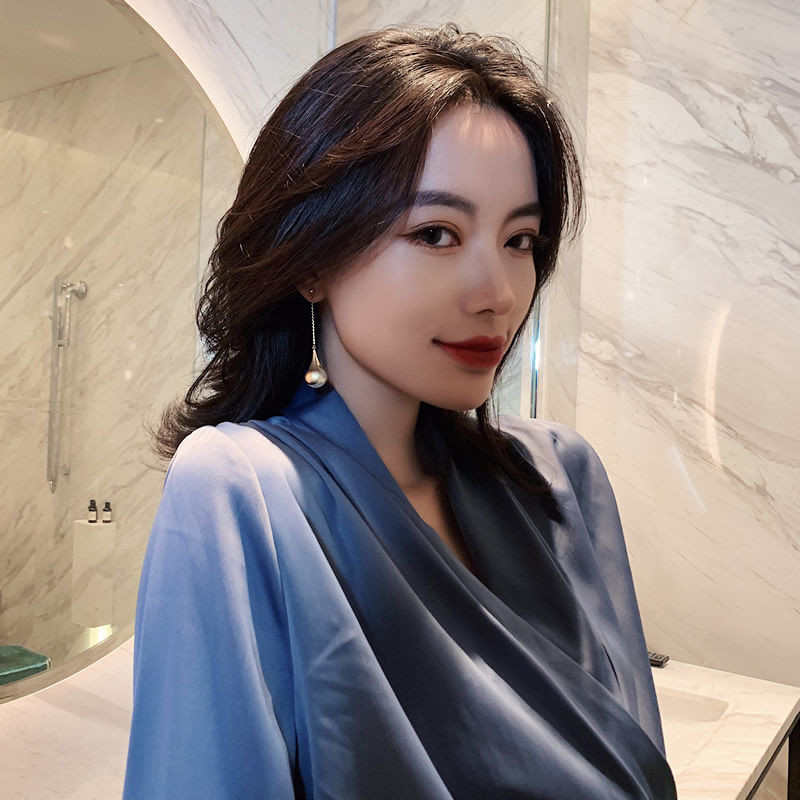 Cercei rotunzi cu coajă ruptă, de calitate simplă, cercei avansati pentru femei, bijuterii de modă coreeană, cercei personalizați