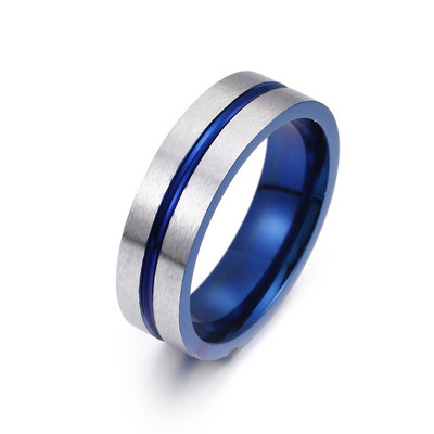 Novi trend posrebreni prsten sa šupljim trnom, muški i ženski hip-hop punk party koncertni nakit