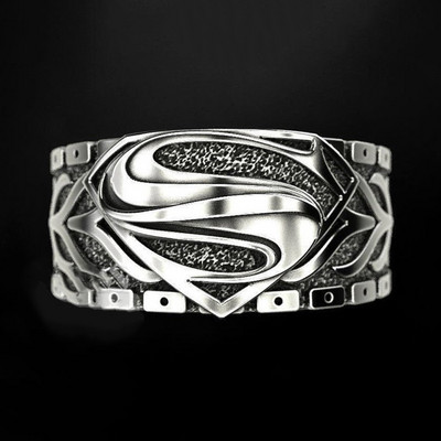 Novi trend posrebreni prsten sa šupljim trnom, muški i ženski hip-hop punk party koncertni nakit