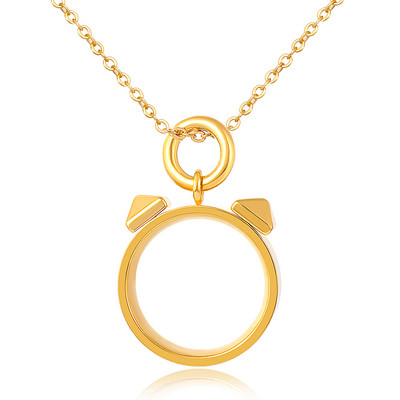 Rozsdamentes acél punk ékszer szett szegecs karkötő karkötő piramis és csüngő kör gyűrűk férfiaknak női ékszer szett ajándék