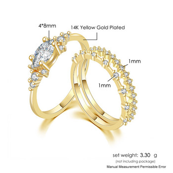 Нови INS златен цвят Noble Trend изящни пръстени за жени Entry Lux Zircon Midi пръстени за пръсти за момиче Юбилейни бижута KAR229