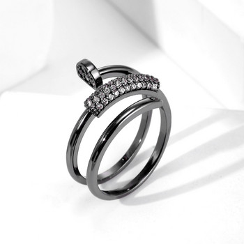 Корея, нови модни бижута, изящен 18-каратов пръстен с истинско позлатено покритие от AAA циркон, елегантен дамски отварящ се регулируем сватбен подарък