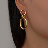 2022 új női rozsdamentes acél szokatlan láncfülbevalók divatos csepp fülbevalók 2021 punk gótikus láncfülbevaló női ékszerekhez