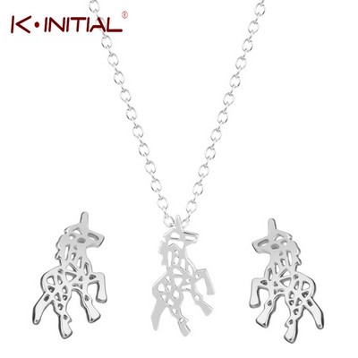 Kinitial 2 buc. Noua Cruce Infinita Seturi de Colier de Brățară de Cristal Seturi de Bijuterii de Nuntă de Mireasă Pendientes Mujer Bijoux