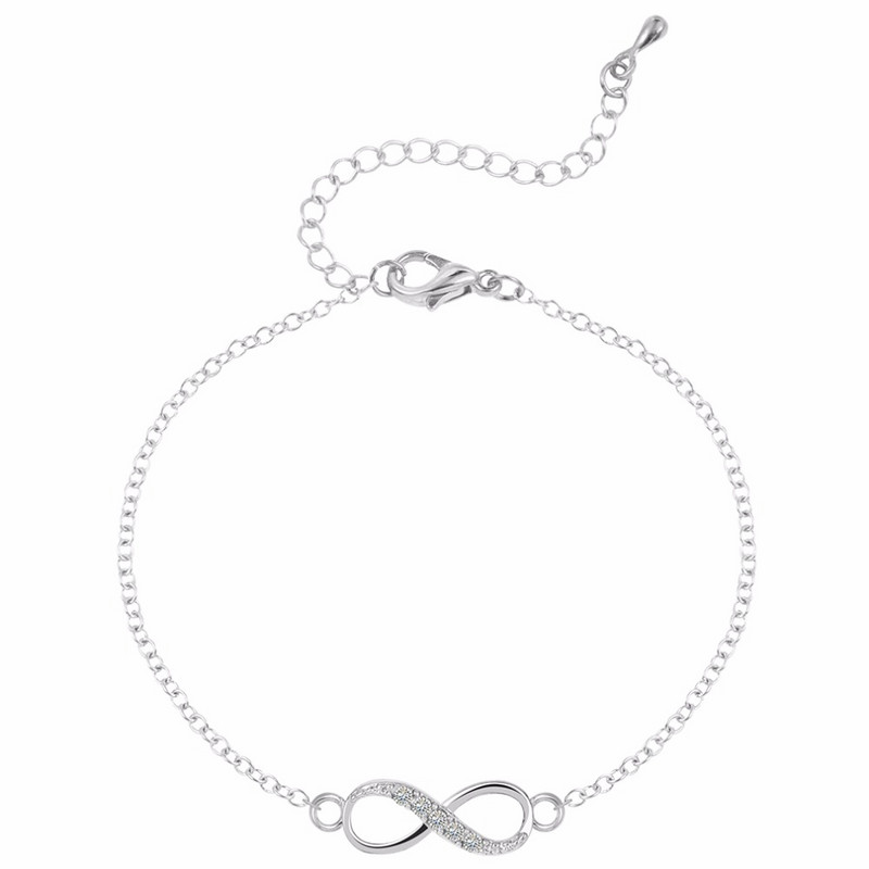 Kinitial 2 buc. Noua Cruce Infinita Seturi de Colier de Brățară de Cristal Seturi de Bijuterii de Nuntă de Mireasă Pendientes Mujer Bijoux