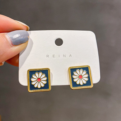 Dincior Exquisite Crystal, διαφανής γεωμετρία, σκουλαρίκια σταγόνας τετράγωνα σκουλαρίκια Ins Girl Νέο