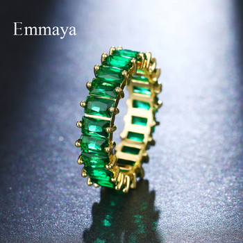 EMMAYA Ασημί Χρώμα Μοναδικό Σχέδιο CZ Πλακόστρωτο Αυστριακό Ζιργκόν Μόδα Γυναικεία Δαχτυλίδι Κοσμήματα