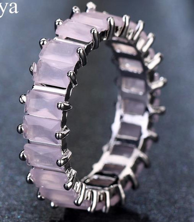 EMMAYA ezüst színű egyedi dizájn CZ burkolt osztrák cirkon divatos női gyűrűs ékszerek