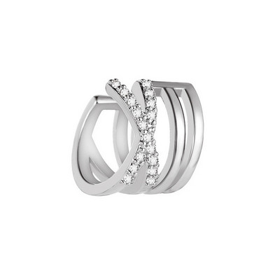 Punk Metal Zircon Ureche Manșetă Clip de ureche pentru femei Fără străpuns în formă de C Geometric Earcuff Ureche Wrap Clips de ureche Bijuterii