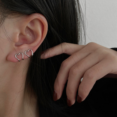 Punk Metal Zircon Ureche Manșetă Clip de ureche pentru femei Fără străpuns în formă de C Geometric Earcuff Ureche Wrap Clips de ureche Bijuterii