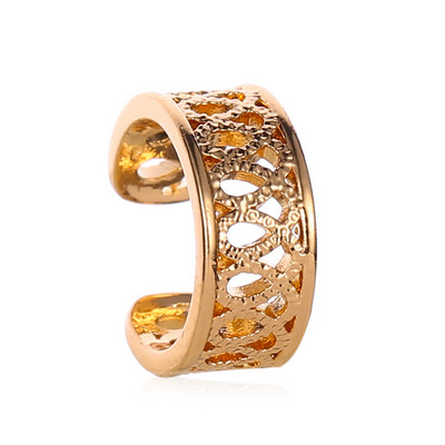 Punk Metal Zircon Ureche Manșetă Clip de ureche pentru femei Fără străpuns în formă de C Geometric Earcuff Ureche Wrap Clips de ureche Bijuterii