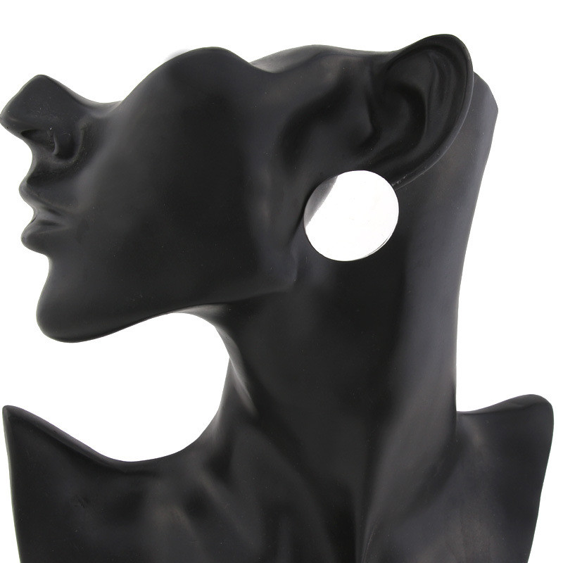 Στρογγυλά χρυσά σκουλαρίκια Απλά μεταλλικά vintage σκουλαρίκια για γυναίκες Μόδα κοσμήματα κορίτσια σκουλαρίκια brincos 2019