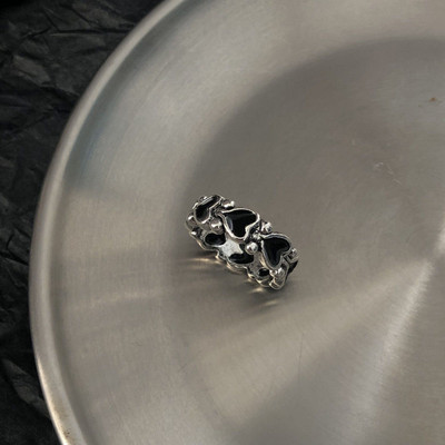 Inele de degete cu fantomă de epocă pentru femei, bărbați, adolescenți, retro, clasice, cu capăt deschis, reglabile, cu gheare fantomă, inel pentru bijuterii de modă