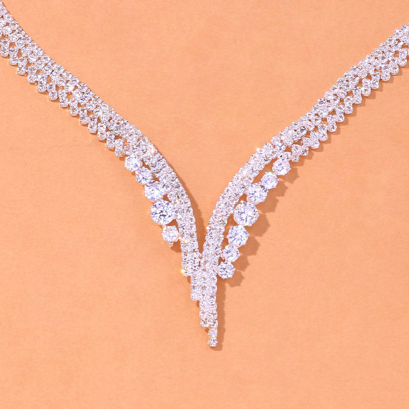 Stonefans paprasti apvalūs krištolo karolių rinkiniai vestuvių moterims nuotakos priedai Kalnų krištolas Afrikos papuošalų rinkinys pamergės dovana