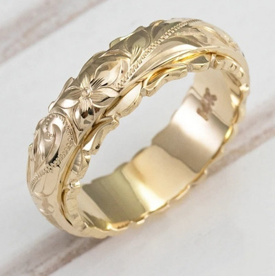 Delysia King Women Carving Rose Ring Επετειακό Δώρο Μοντέρνα Aristocats Ευέλικτα κοσμήματα