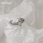 Inele neregulate de opal cu stea cu cruce Inel cu stea din piatra naturala pentru femei barbati Inele de cuplu Moonstone geometric Egirl Inel bijuterii unisex