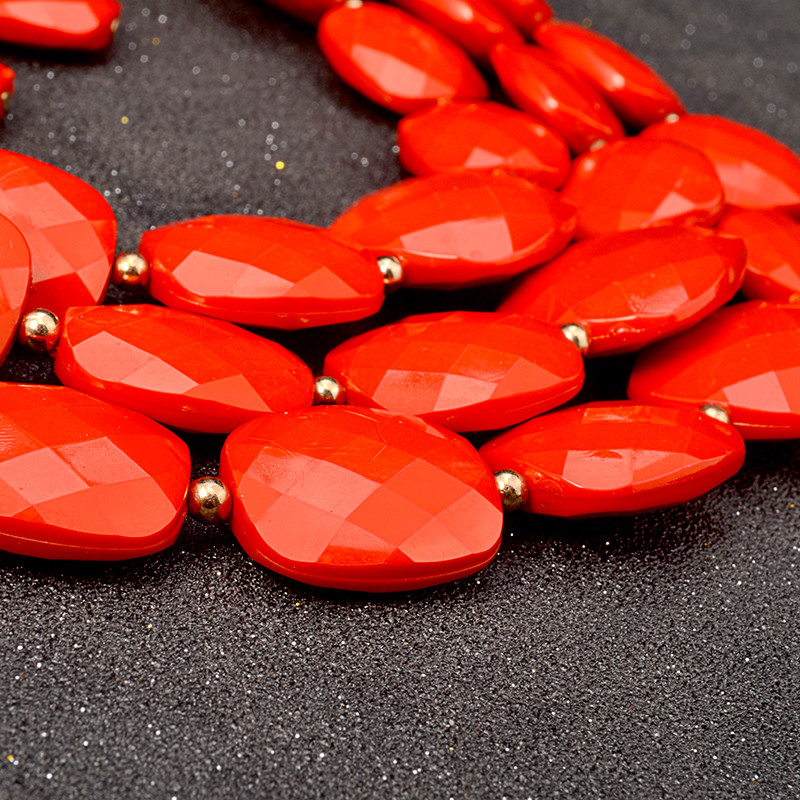 UDDEIN afrikai gyöngyökből készült ékszerkészletek többrétegű nigériai esküvői indiai ékszerkészletek luxus Statement Choker nyaklánc ékszer