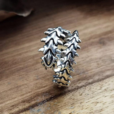 Anime punk százlábú gyűrű tini fémnek, gótikus vintage tekercspáros nyitógyűrű női partinak, ajándék Tokyo Ghoul 2023 új