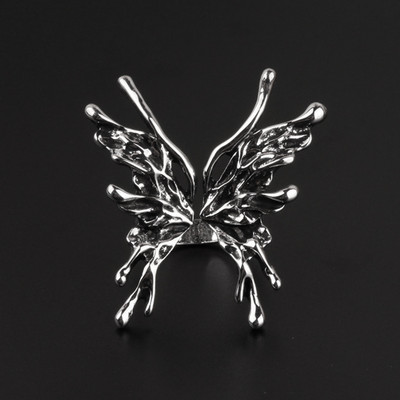 Anime punk százlábú gyűrű tini fémnek, gótikus vintage tekercspáros nyitógyűrű női partinak, ajándék Tokyo Ghoul 2023 új