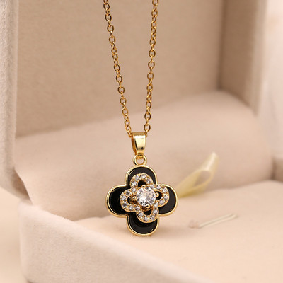 CARLIDANA 3db szett Forgatható Virág Fidget Gyűrű Szorongás Stressz oldás Kreatív Fülbevaló Forgó hangulat Négylevelű lóhere ékszer